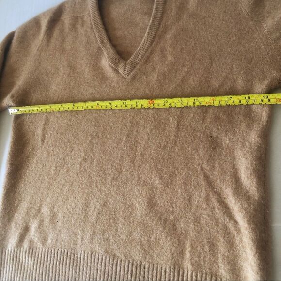 Cashmere V-Neck Pullover Sweater Vintage Philip Scott Size L Basic Layer - Picture 5 of 7